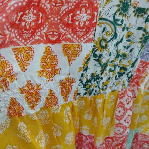 Floral Open Front Cardigan Tolani Collection Women's Size 1X Boho Beach Vacay - Picture 7 of 11